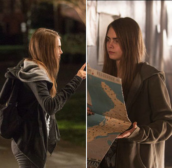 获CinemaCon新星奖Cara Delevingne主演的电影Paper Towns在7月24日