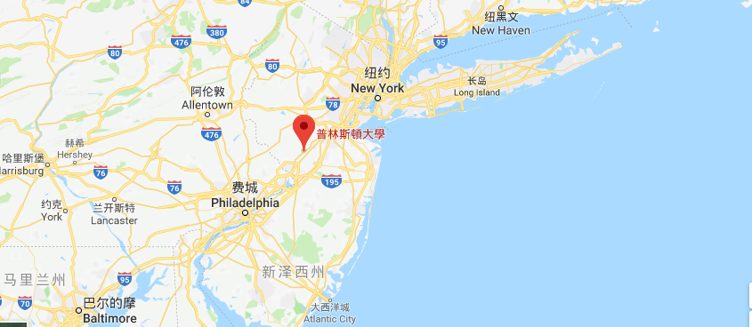 普林斯顿大学Princeton University地理位置-未来人留学